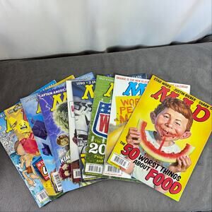 MAD Magazine Lot of 9 from 2013-2015 Issues 522 + 526 thru 533 Good Not Mint